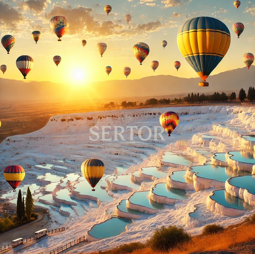 Antalya Kalkışlı Pamukkale Balon Turu VIP Transfer