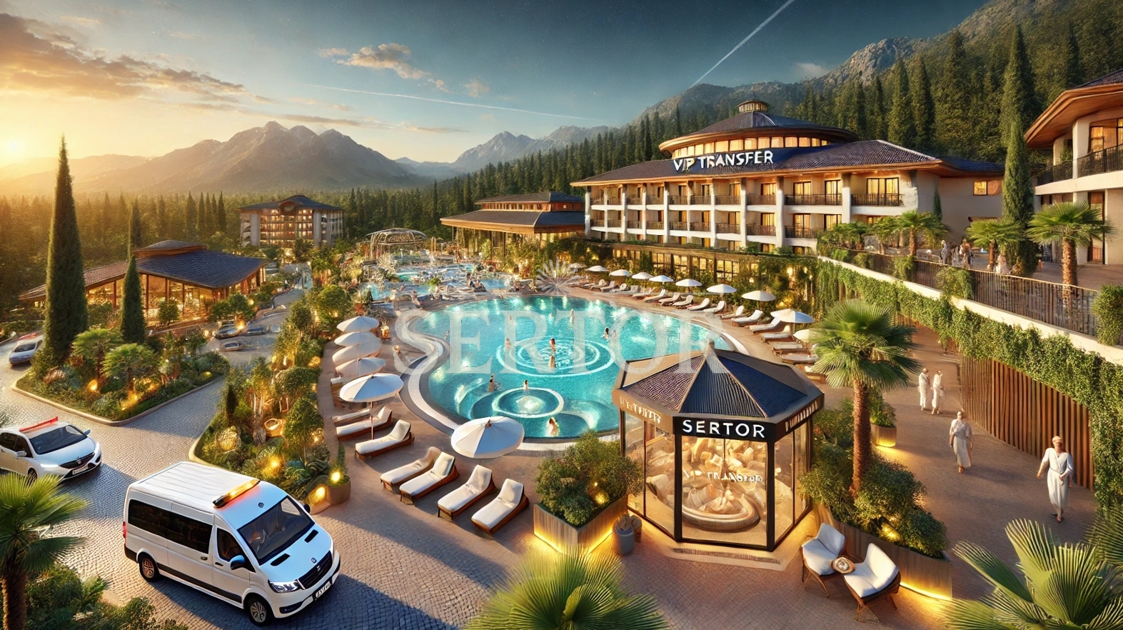 VIP Transfer to Thermal Hotels in and Around Antalya